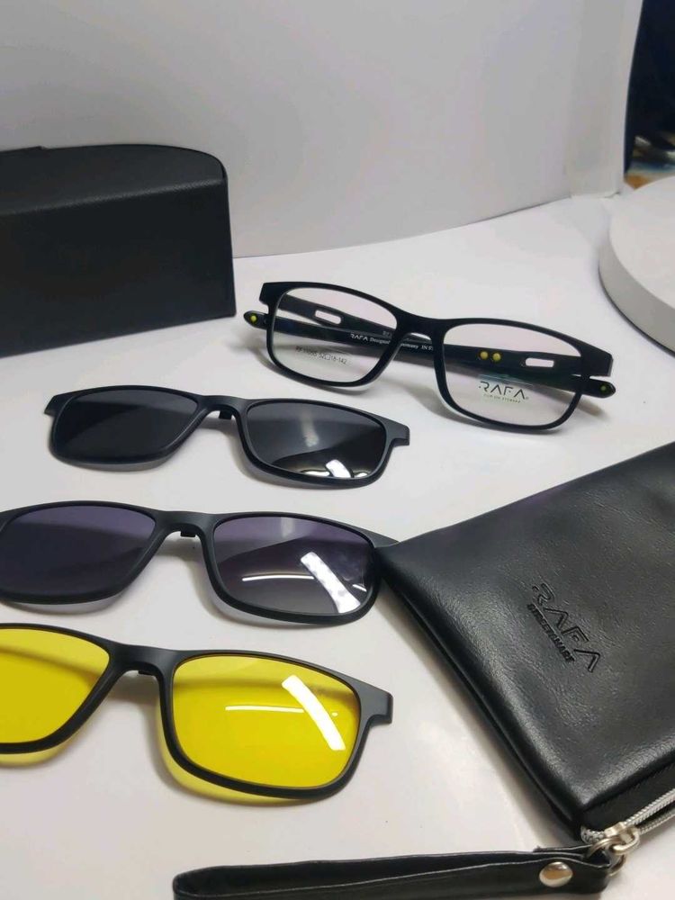 RAFA Magnetic Clip-On Sunglasses Set