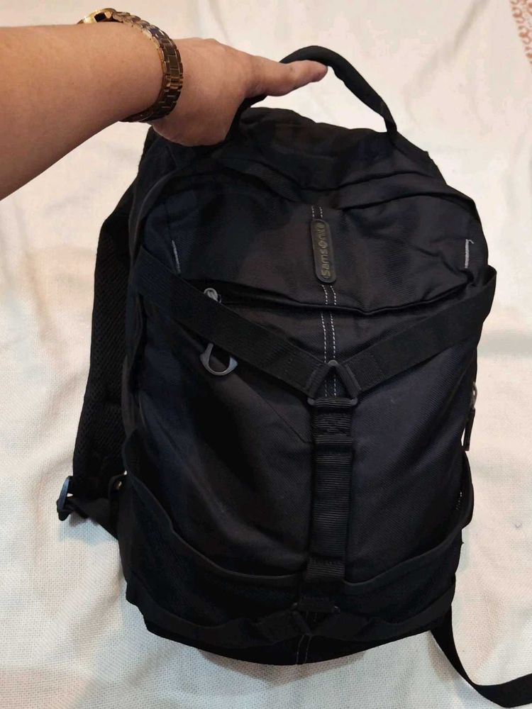 Samsonite Black Backpack with travel pouch