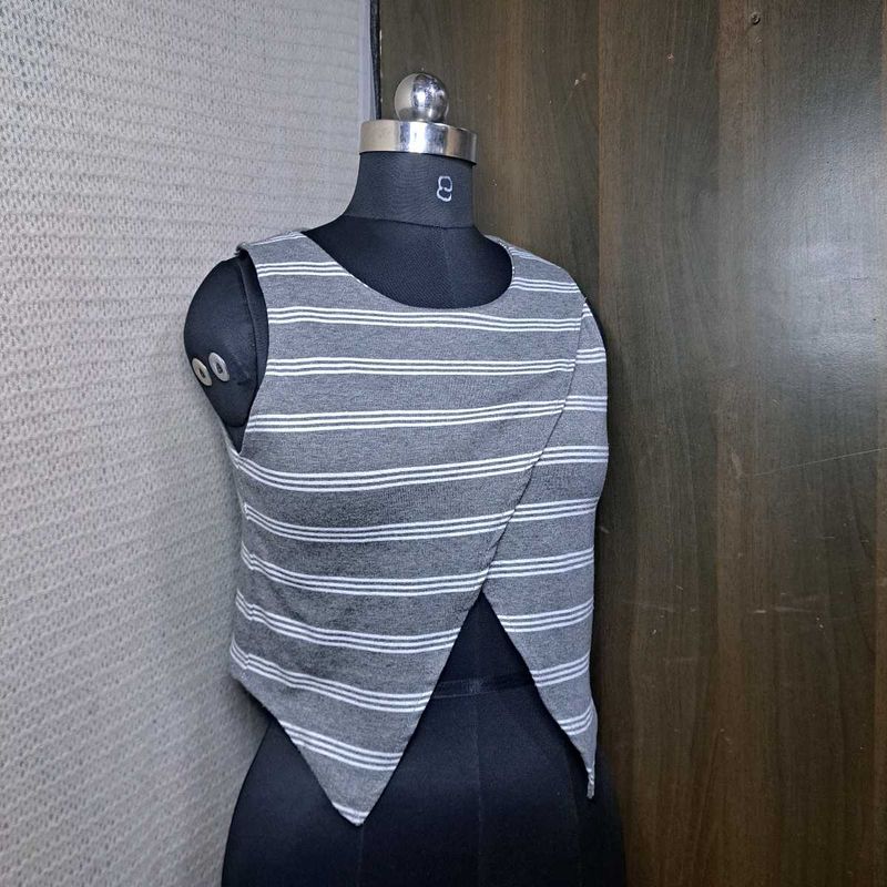 Striped Crop Top