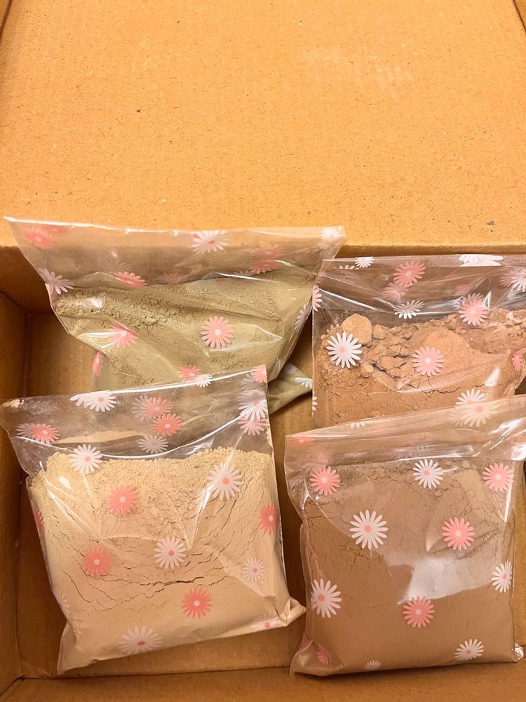 Assorted Face Masks Powders