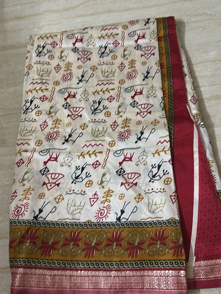 Unique Tribal Print Saree