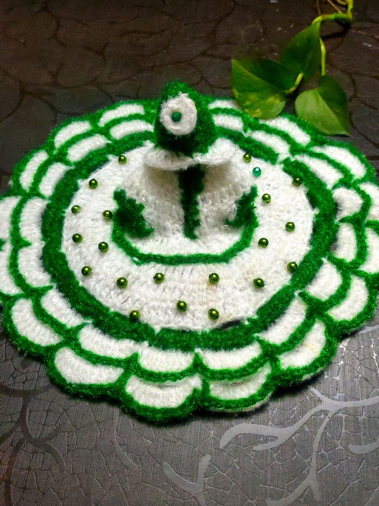 Ladoo Gopal Ji 5 Number Crochet Dress