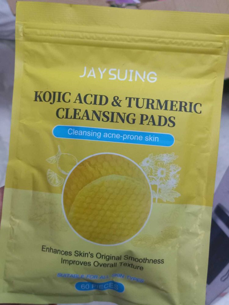 Jaysuing Kojic Acid &amp; Turmeric Cleansing Pads