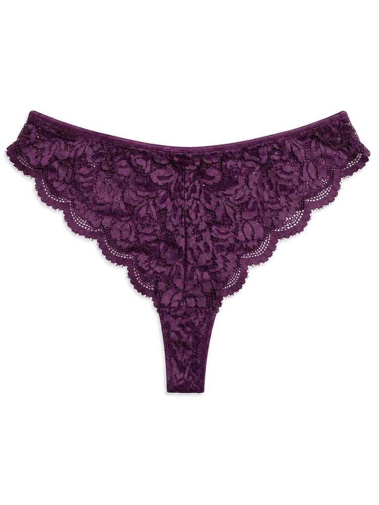 Sexy Purple Lace Briefs