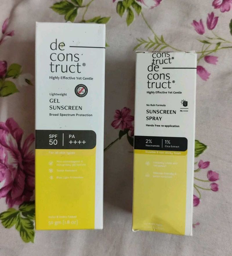 Deconstruct Sunscreen Duo - Gel &amp; Spray