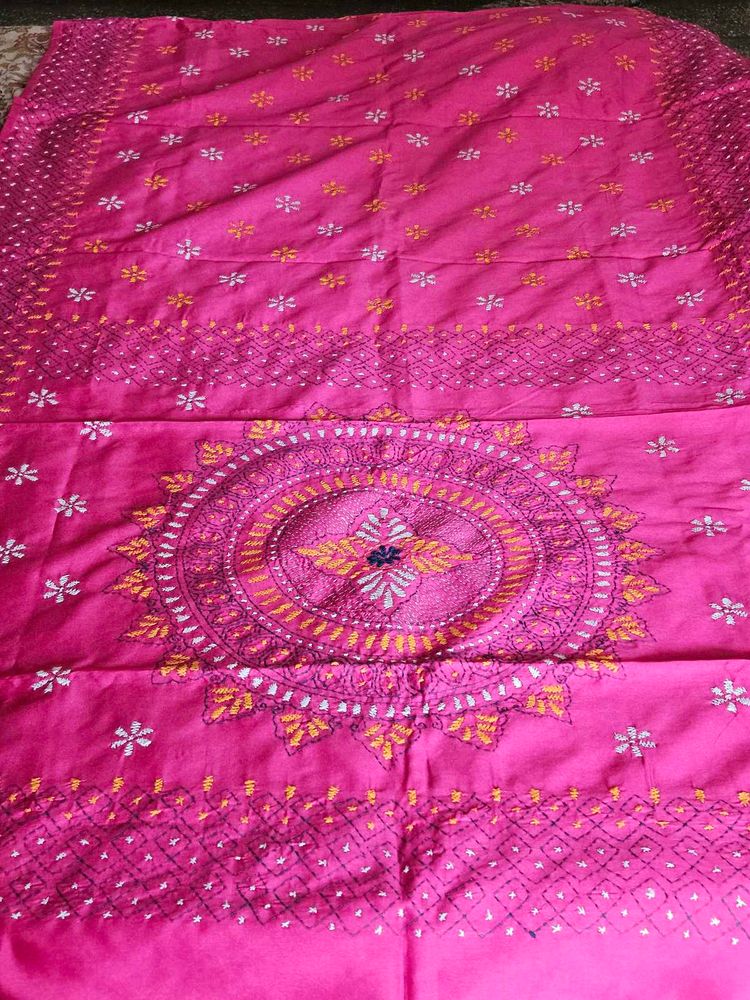 New Kantha silk saree
