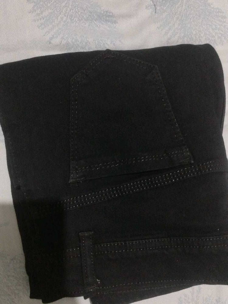 Classic Black Denim Jeans