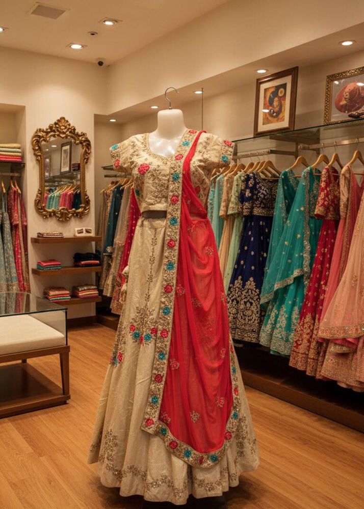 Embroidered Lehenga Choli Set
