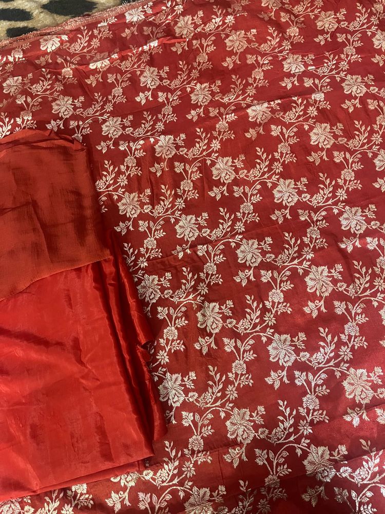Brocade Banarasi Unstiched Suit