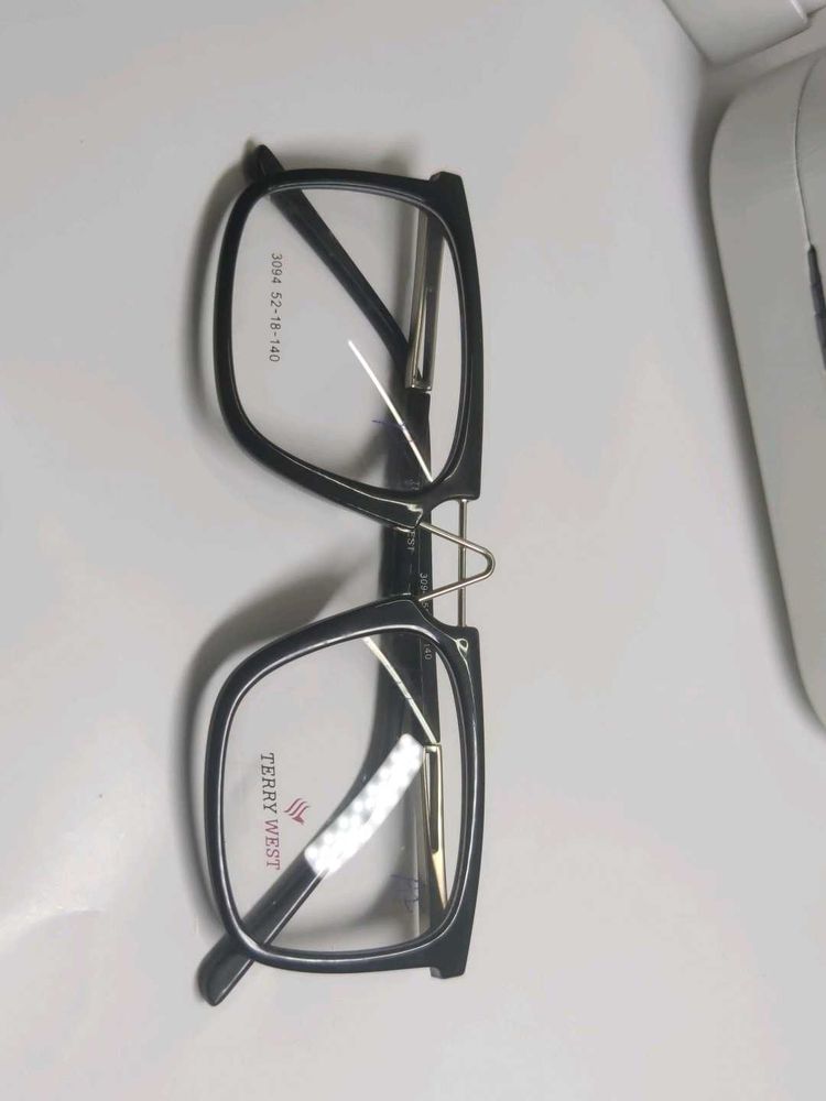 Terry West Black Eyeglasses Frames