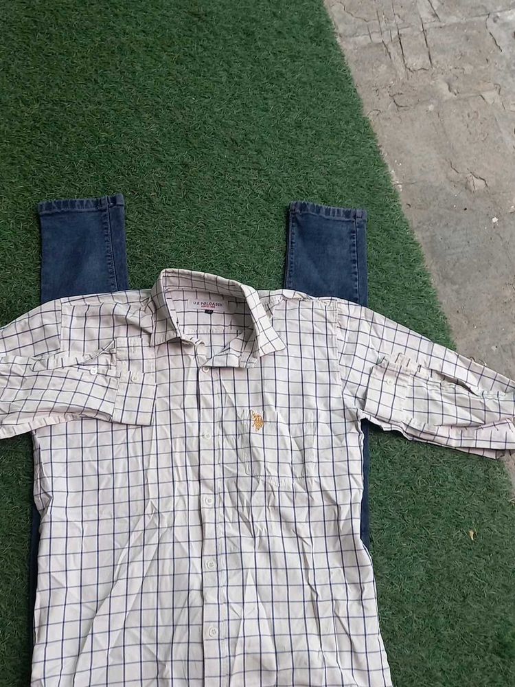 US Polo Assn. Men's Checkered Shirt