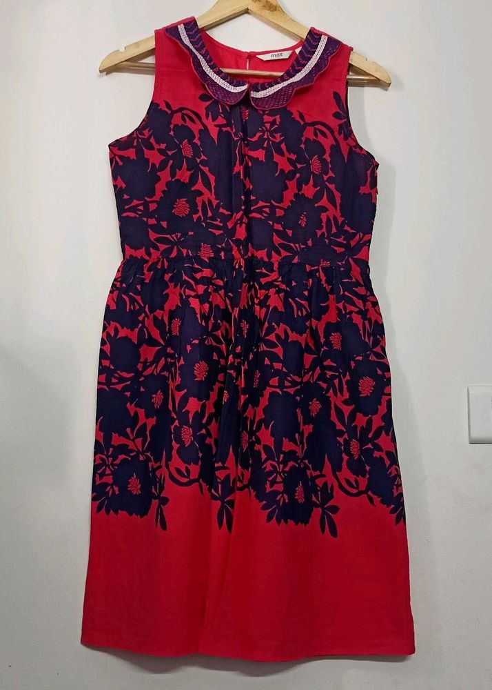 Chic Floral Sleeveless Dress