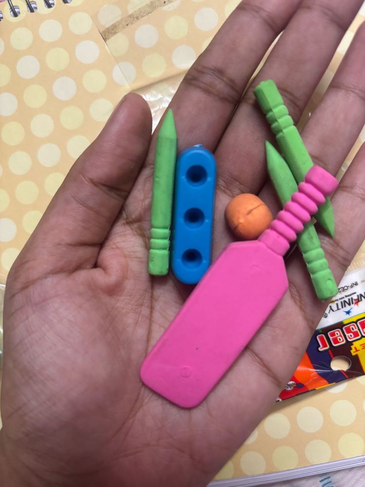 sale/Mini Cricket rubber Set &amp; hippo