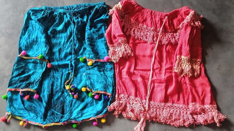 Combo of two,Boho Tunic Set