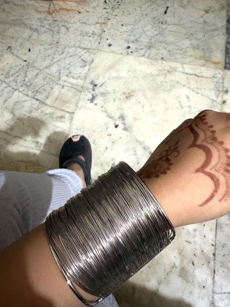 Set of Metallic Bangles