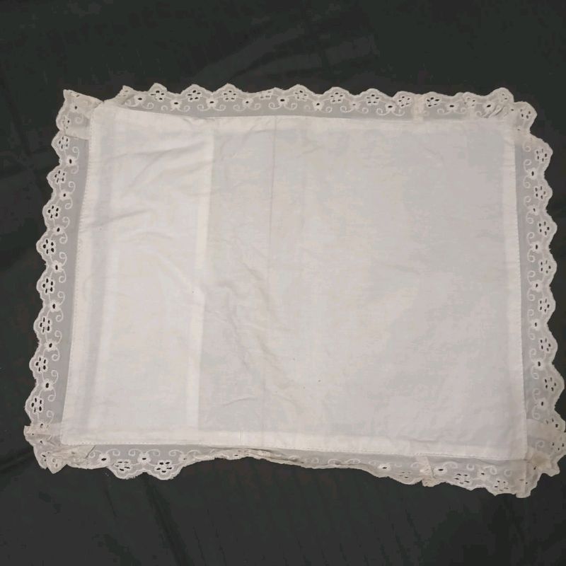White Baby Pillow Cover Multiple Pieces Available