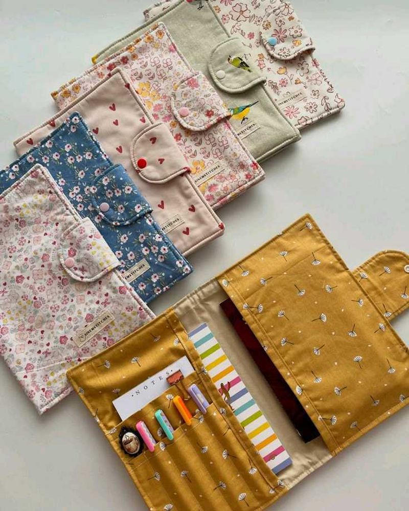Handmade Fabric Book Cover