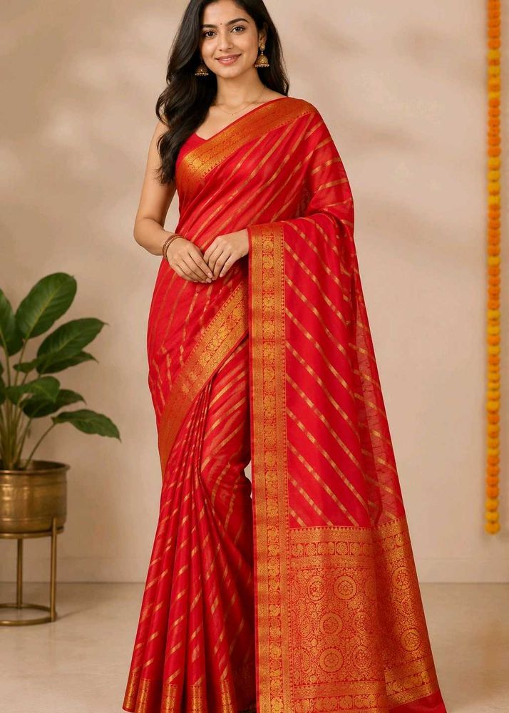NEW RED SAREE