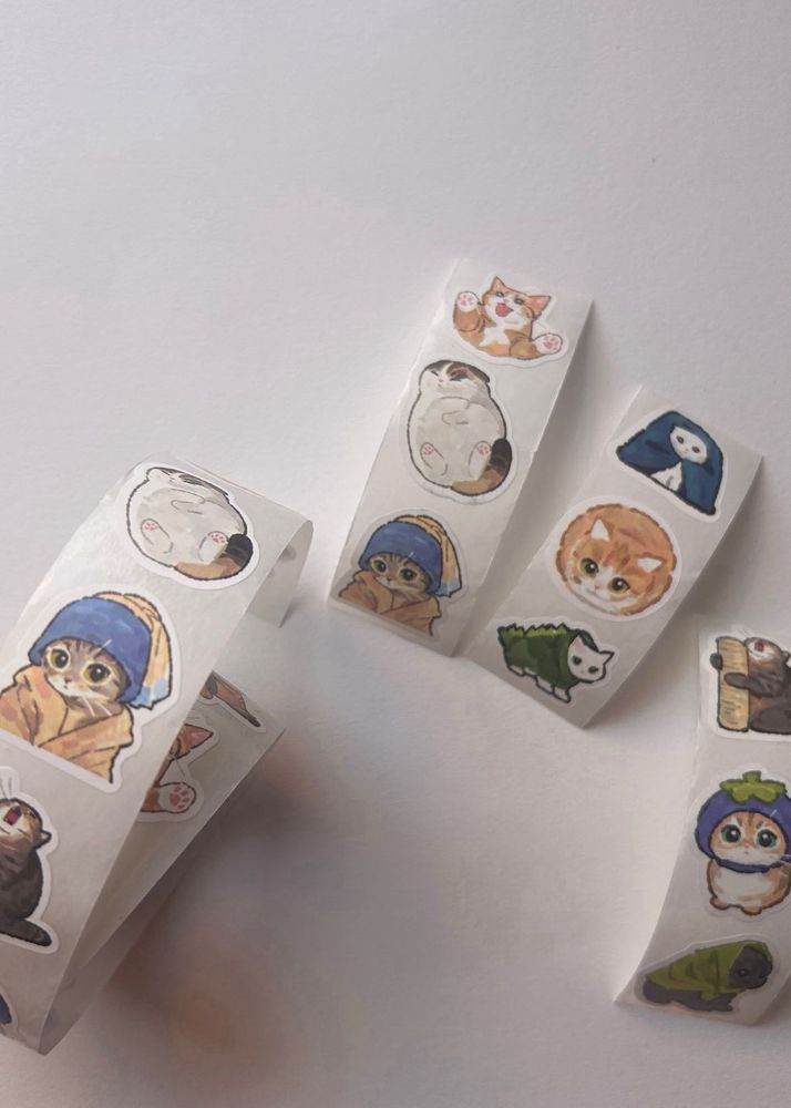 Cute Cat Stickers - Kawaii Decals