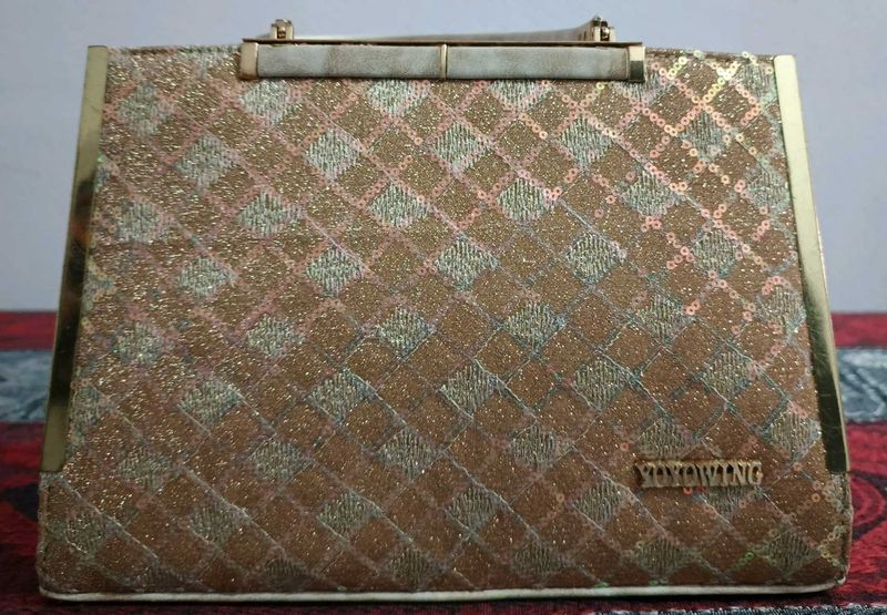 Sparkling Beaded Clutch Bag