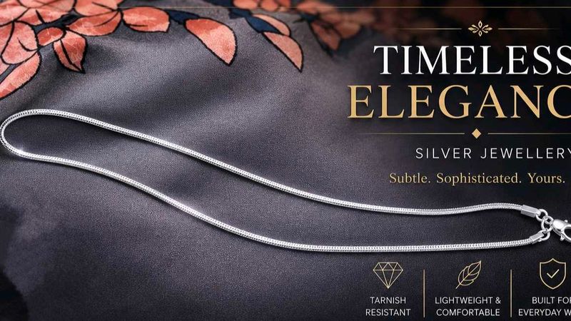 Elegant Silver Chain Necklace