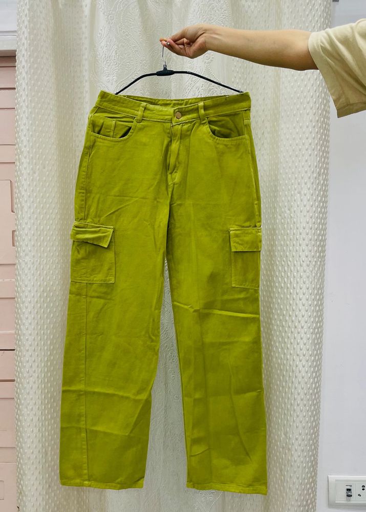Lime Green Cargo Pants