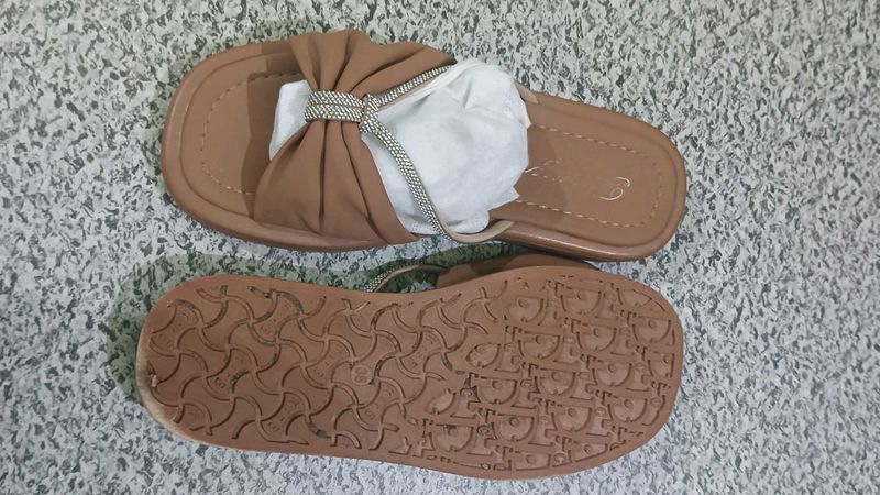Brown Flats &amp; Sandals