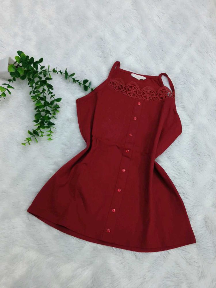 Lace Trim Spaghetti Strap top