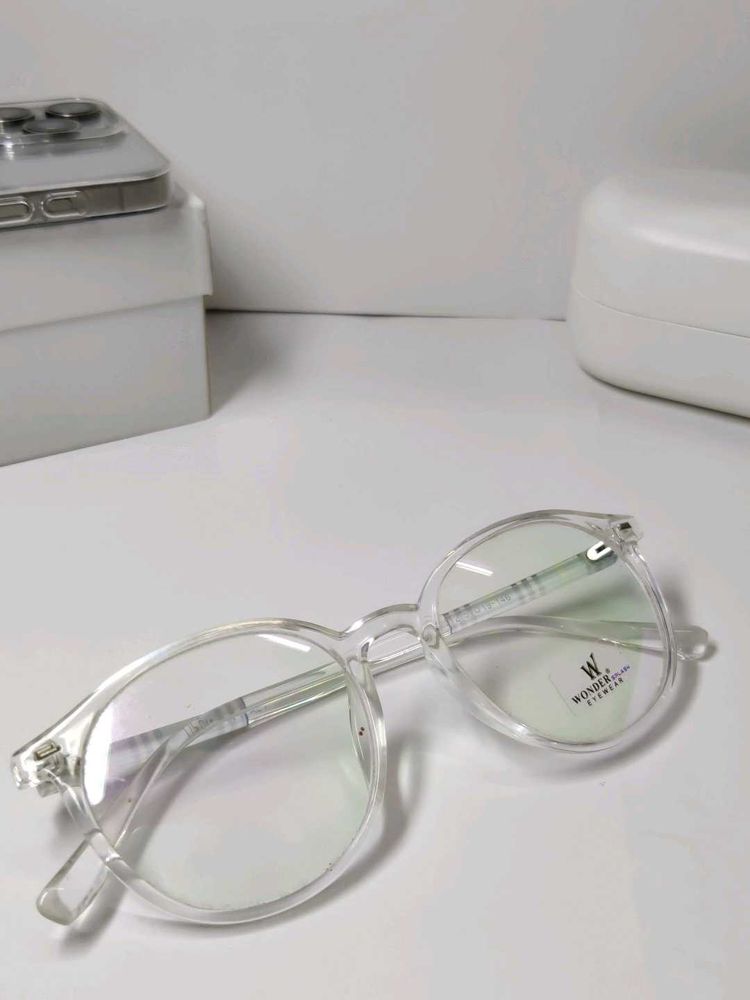 Clear Round Frame Eyeglasses