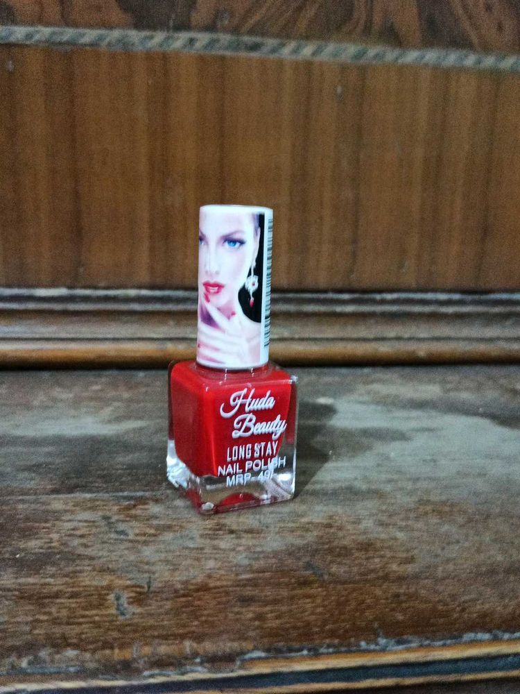 Huda Beauty Long Stay Nail Polish - Red