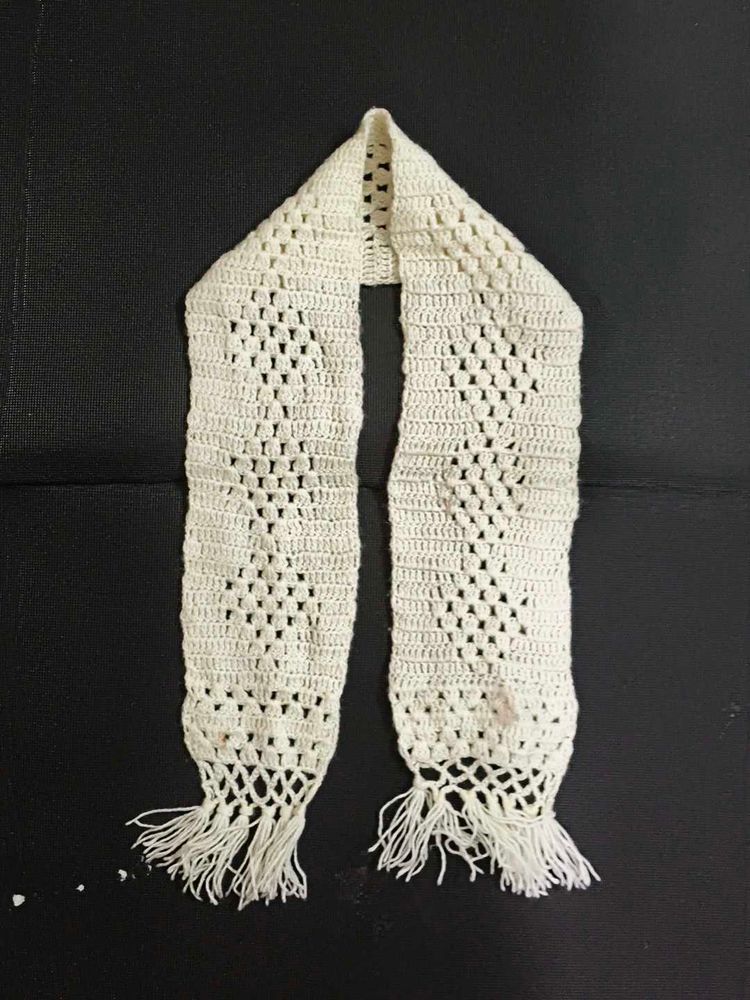 Handmade Crochet Scarf - Boho Style