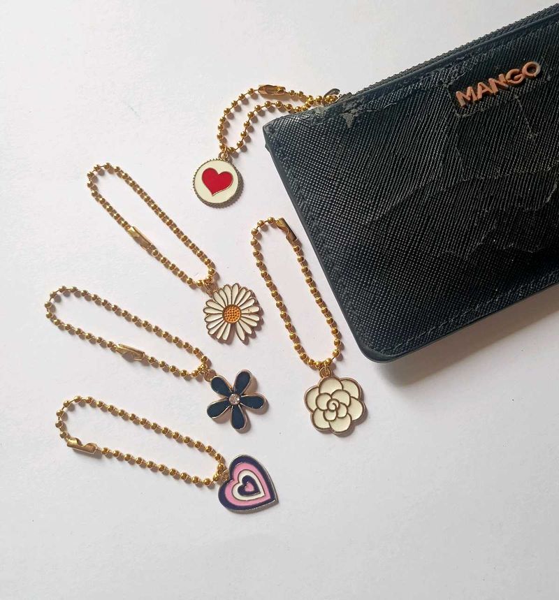 ball chain bagcharms (5pcs)