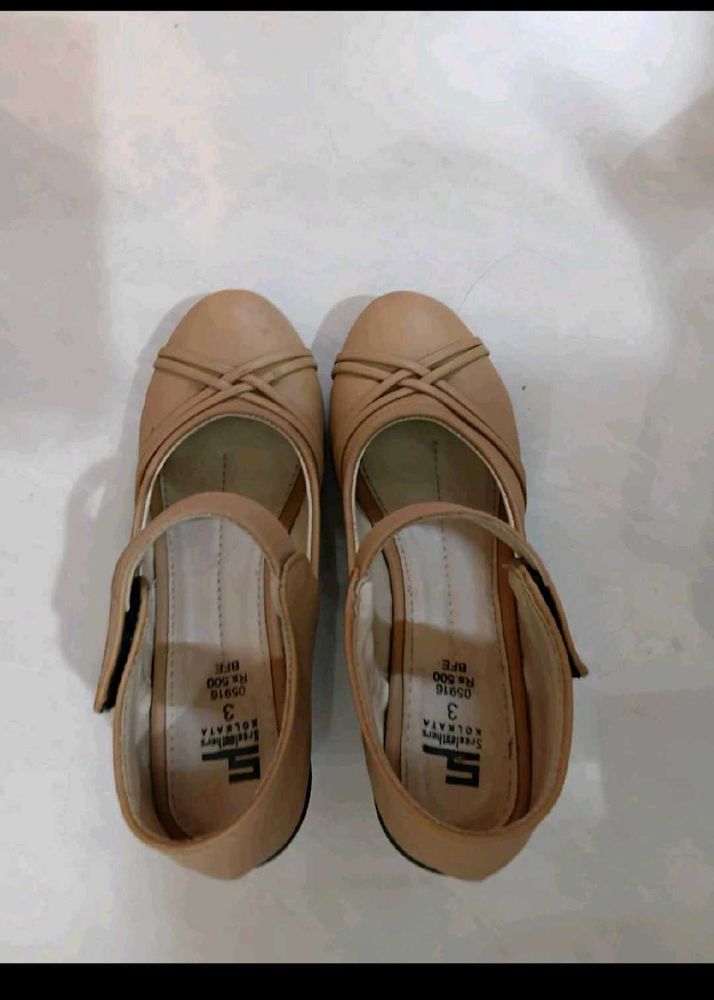 Beige Mary Jane Heels