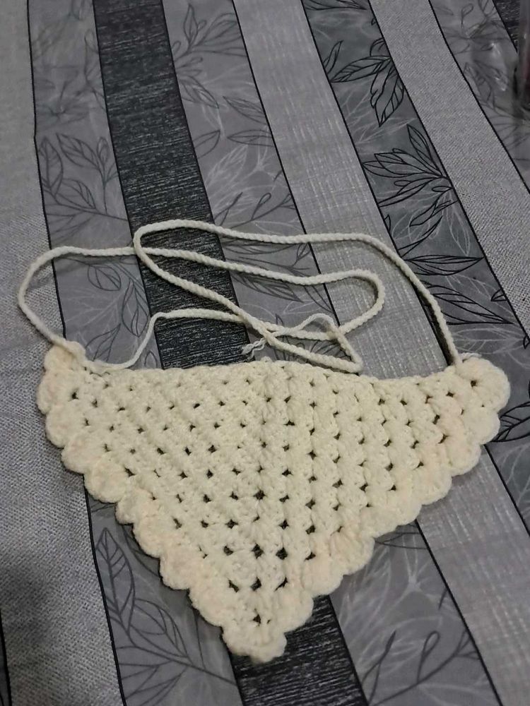 Crochet hair/waist bandana