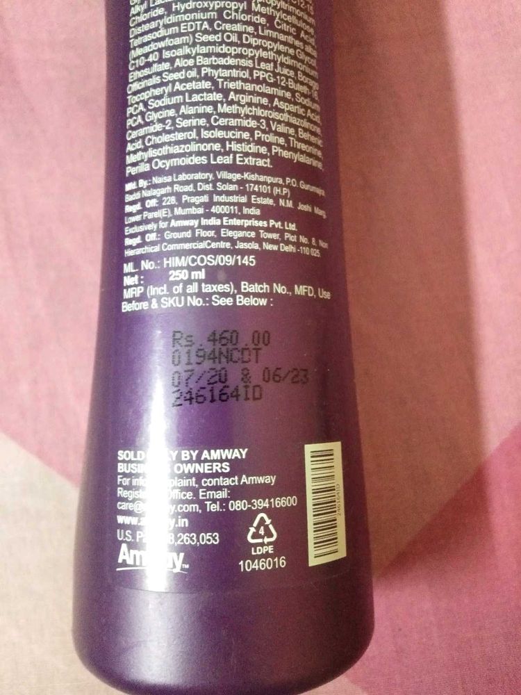 Amway Shampoo &amp; Conditioner 250ml