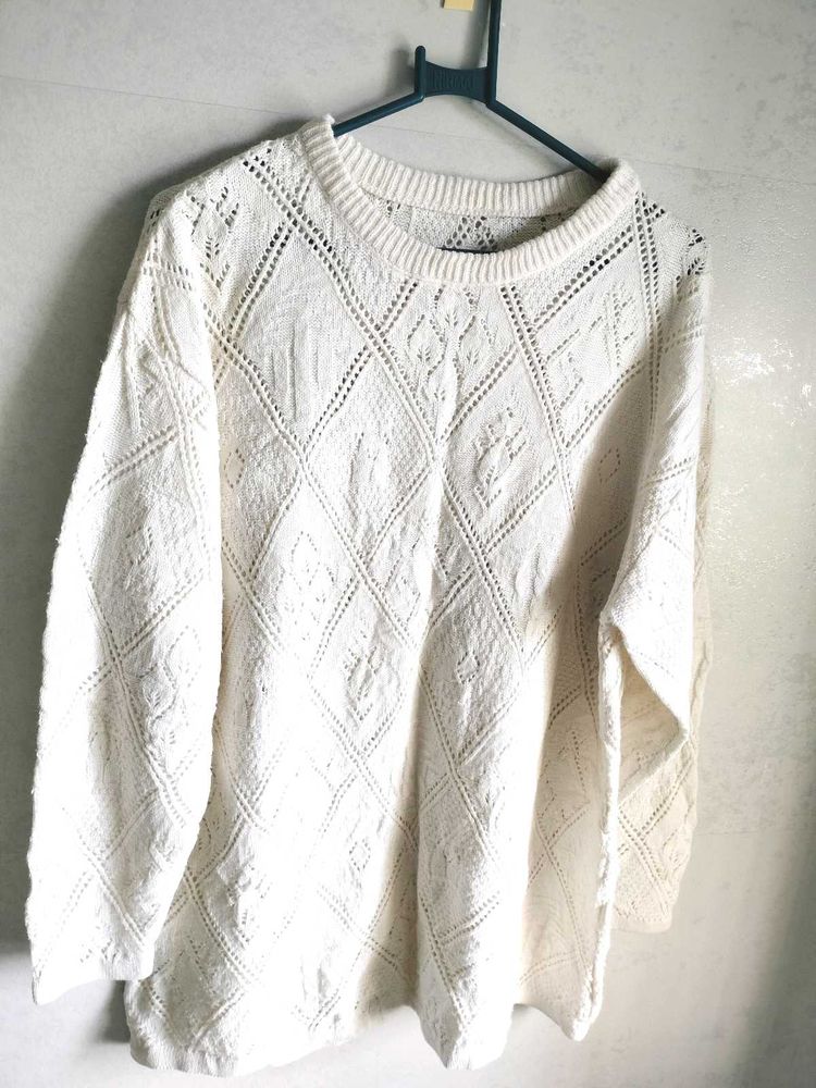 Cream Knit Sweater