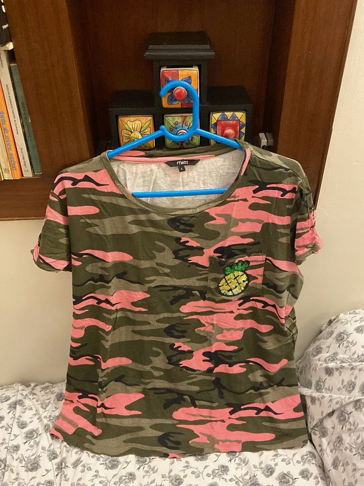Camo Pineapple T-Shirt