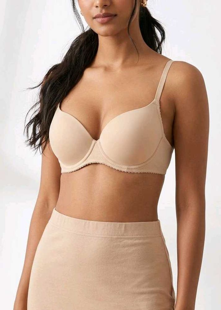 Nude Padded Underwire Bra