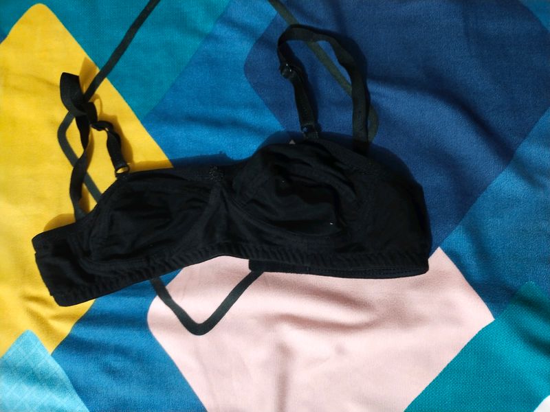 New Black Non Padded Bra