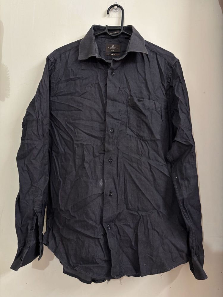 Men's Dark Blue Formal Shirt