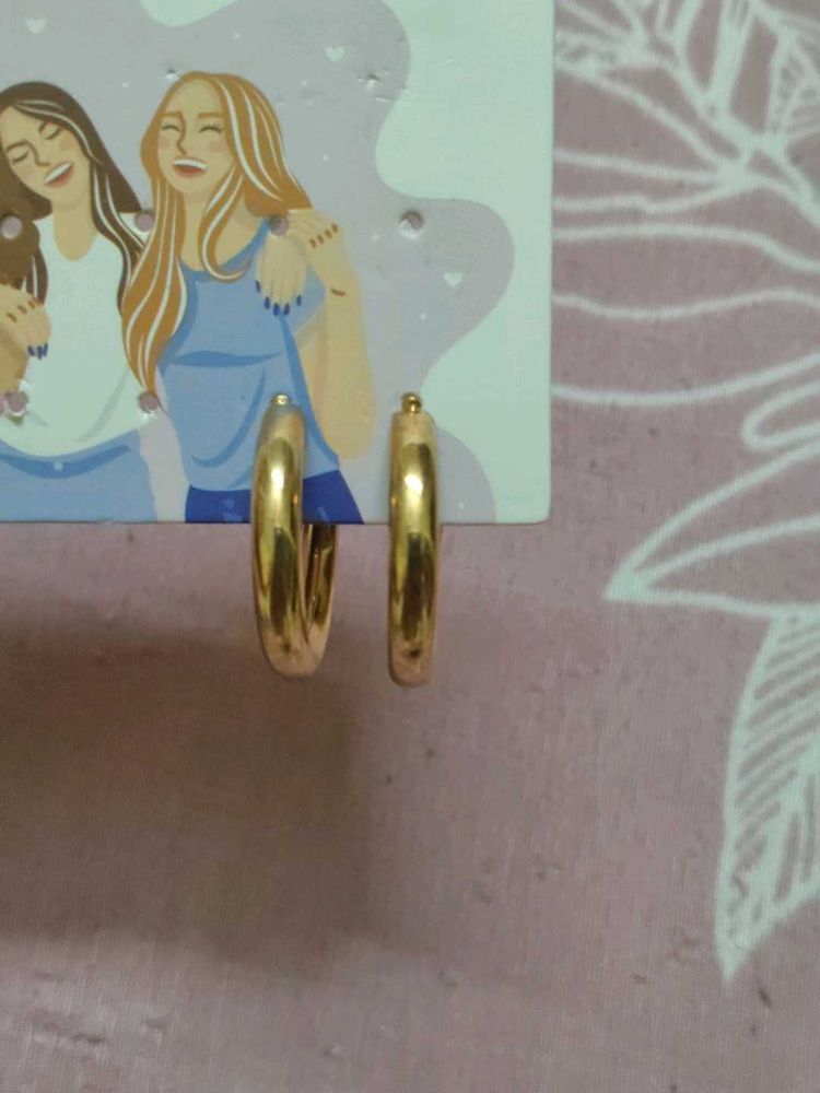 Gold Hoop Earrings
