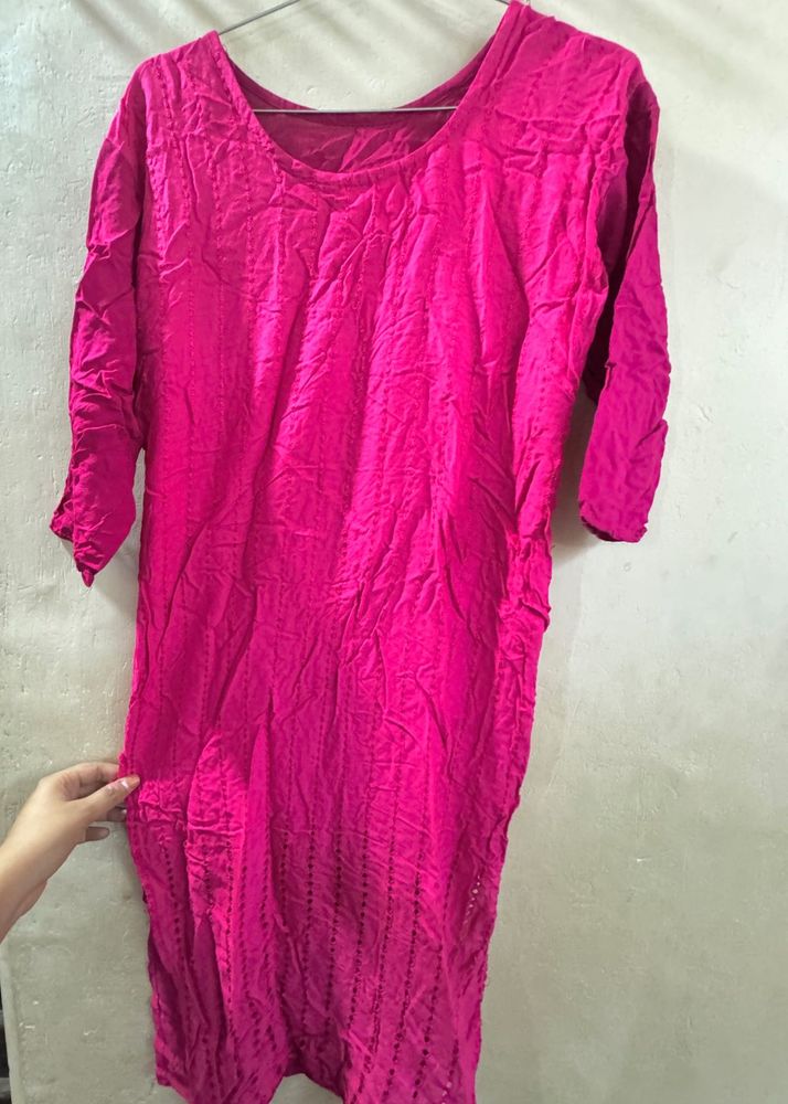 Vibrant Pink Kurta