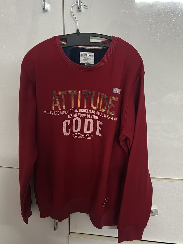 Monte Carlo Burgundy Sweatshirt