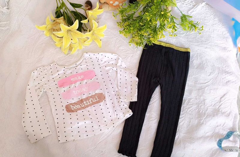 Very Beautiful Top With Leggings