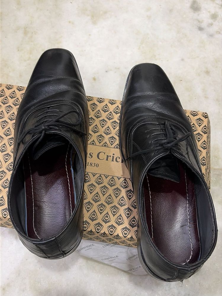 Men's Black Leather Formal Shoes