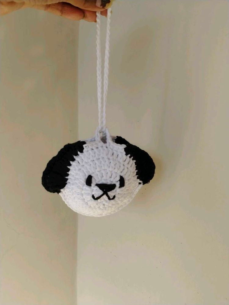 Handmade Crochet Dog pouch/ bag charm