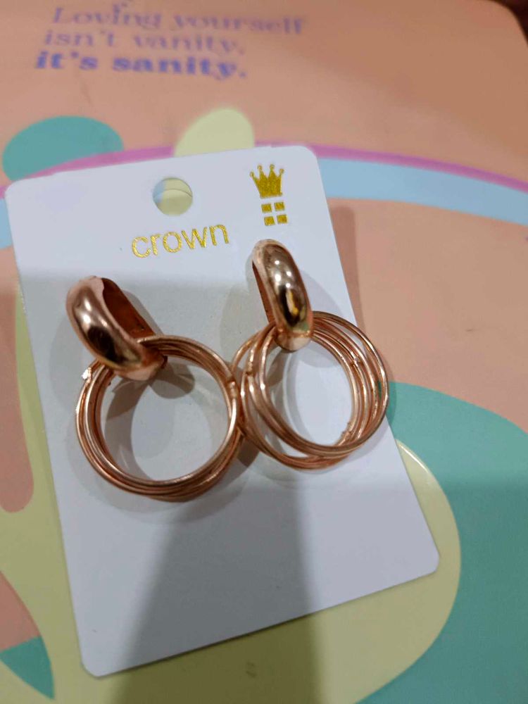 Rose Gold Hoop Earrings