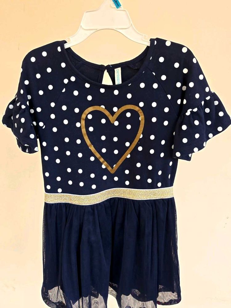 Cute Heart Polka Dot Dress