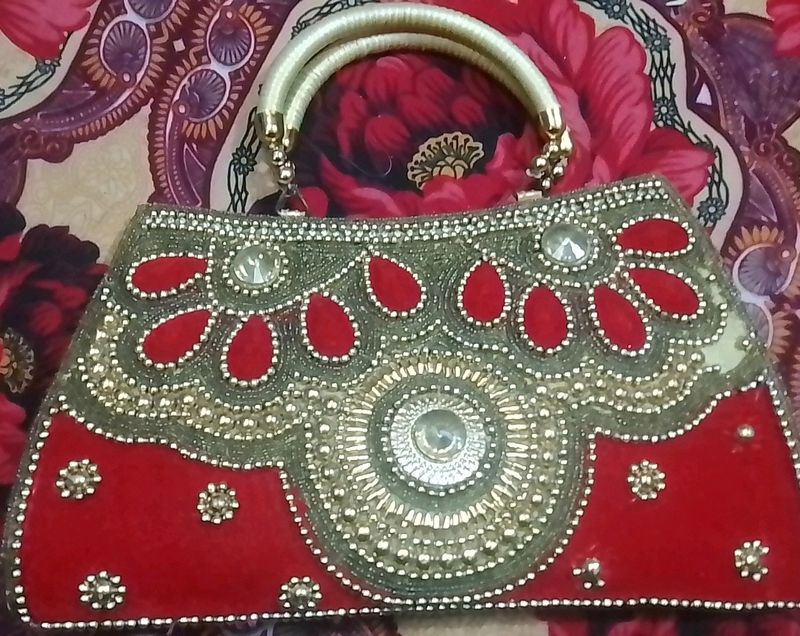 Beautiful Party Wear Hand Bag