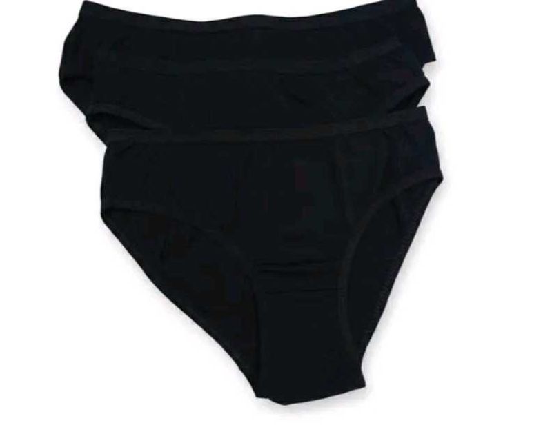 Comfortable Black Cotton Briefs - Pack of 2